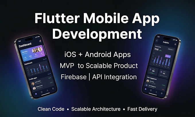 build your flutter mobile app mvp for ios and android