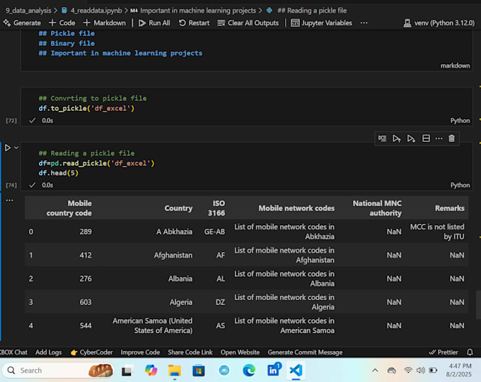 analyse your data statistically
