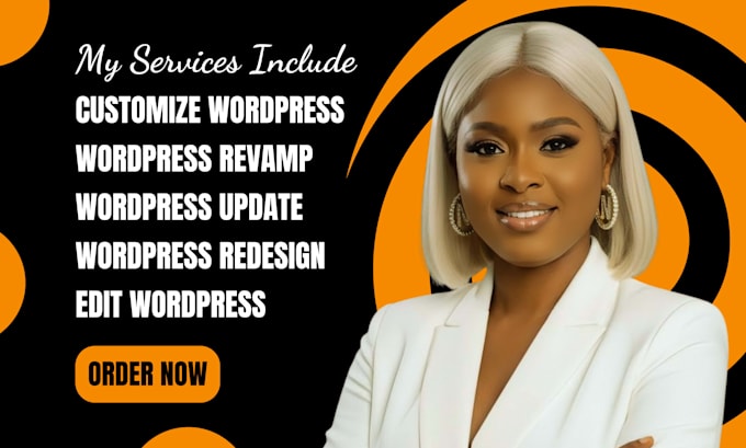 edit wordpress, update wordpress, customize wordpress, redesign wordpress, clone