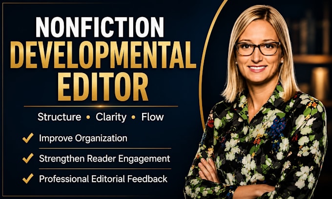 developmental edit nonfiction book, memoir self help book editing and format