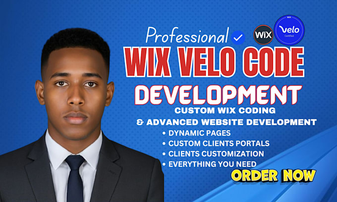 build custom wix website design using wix velo coding and api integration on wix