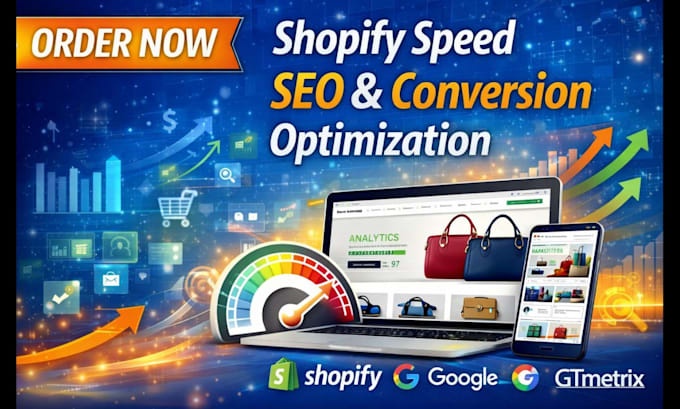 optimize shopify store speed SEO and conversion for more sales