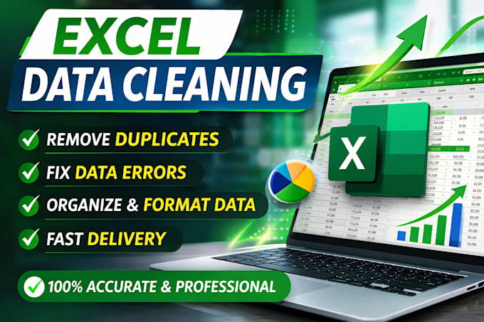 do excel data cleaning, formatting and remove duplicates