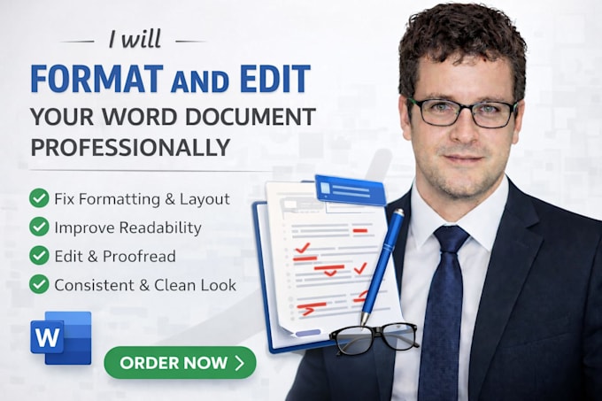 format and edit your word document professionally