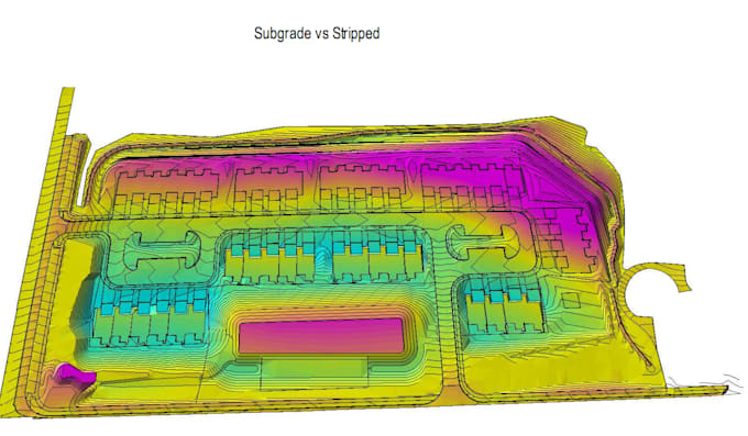agtek earthwork takeoff, cut and fill analysis