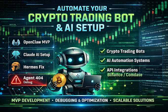 automate crypto trading bot openclaw mvp claude code setup hermes fix agent 404
