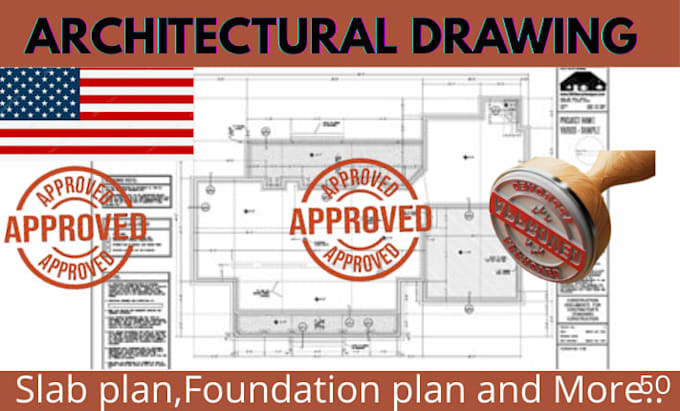 create structural slab plan foundation plan and concreteslab drawings for permit