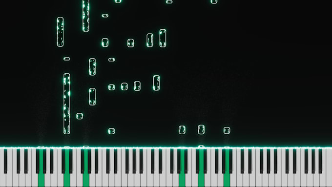 create an easy piano tutorial for any movie or anime ost