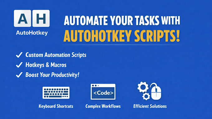 create autohotkey script, excel, windows automation, gui script, hotkey