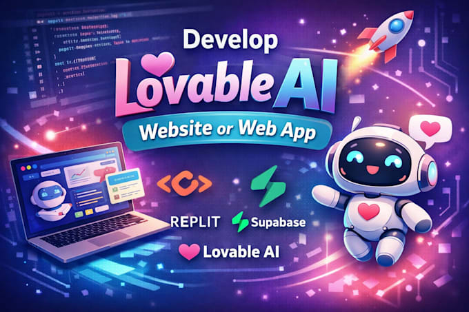 develop lovable ai website or web app using replit superbase replit lovable ai