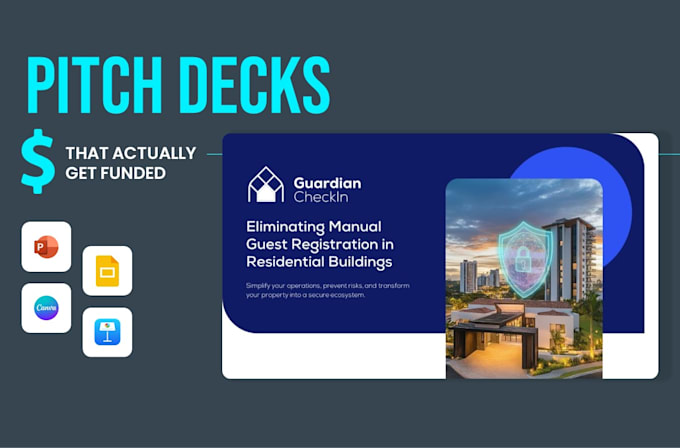 design a winning startup pitch deck for investors and fundraising