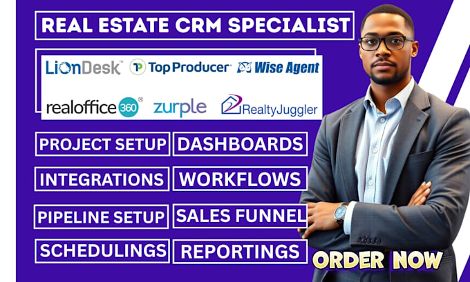 setup real office360 liondesk wise agent realtyjuggler top producer zurple