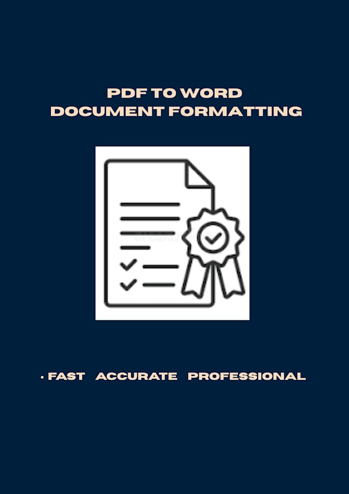 convert PDF to microsoft word accurately