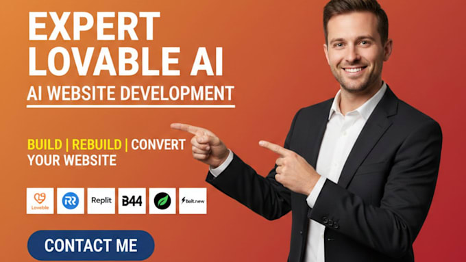 Build lovable mvp saas replit base44 supabase ai bubble io website ...