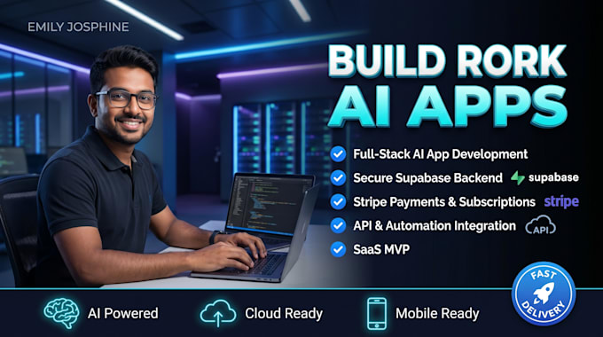 build rork ai app with supabase backend and stripe integration