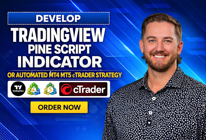 develop tradingview pinescript indicator, automated strategy for mt4 mt5 ctrader