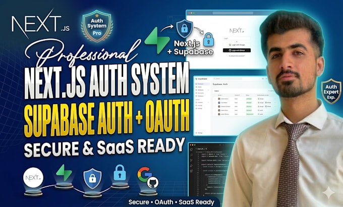 build a production ready nextjs auth system with authjs and supabase