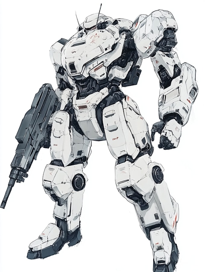 high quality robot, mecha concepts