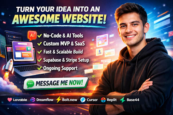 lovable dreamflow rork cursor bolt new base44 replit ai supabase vibe coding app