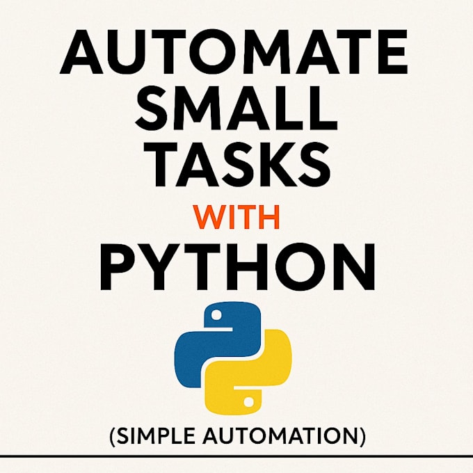 automate a small task with python, simple automation