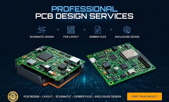 do pcb design layout schematic gerber files pcb enclosure design