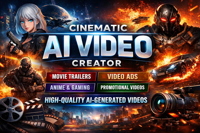 create blockbuster movie trailer videos for your film or story