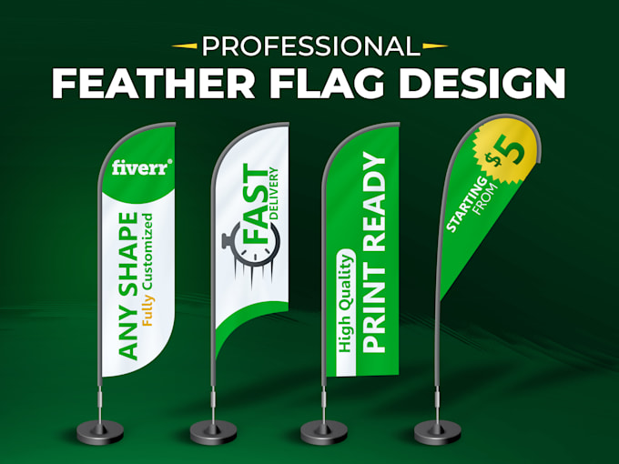professional beach flag, feather flag or teardrop flag