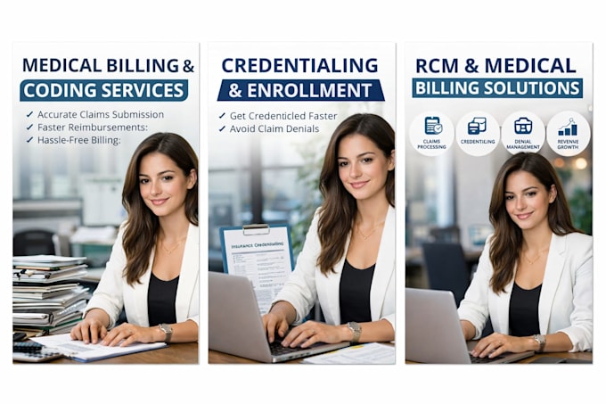 do medical billing, credentialing, aging and denial management