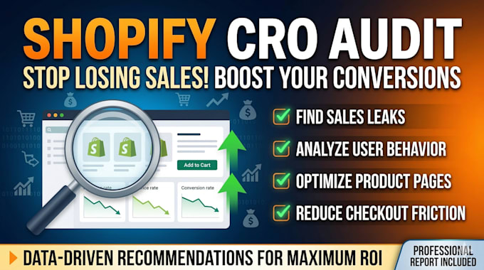 deliver a shopify cro audit to increase conversions
