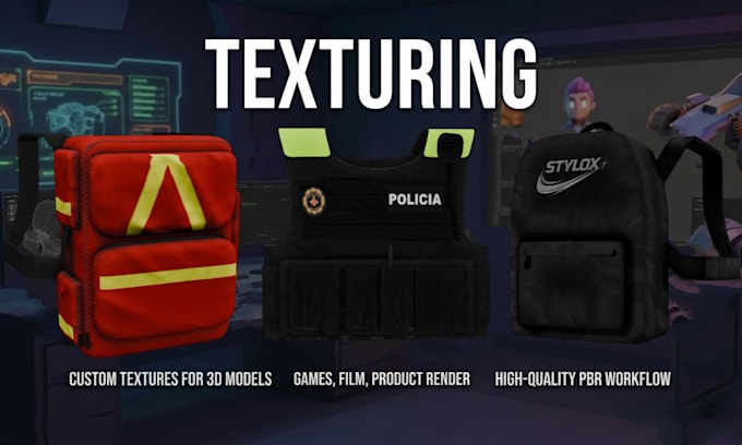 texture your 3d model