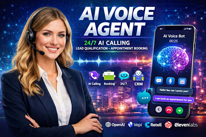 Build ai voice agent for appointment booking lead qualification ...
