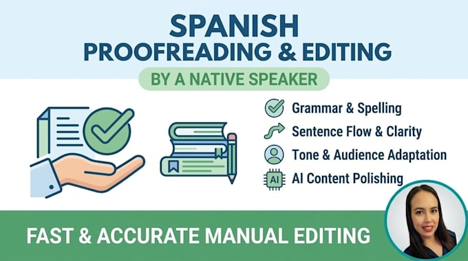 do professional spanish proofreading and editing