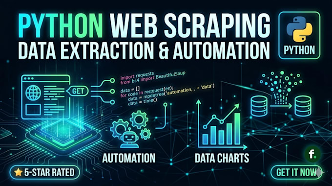 create python web scraper and data miner for lead