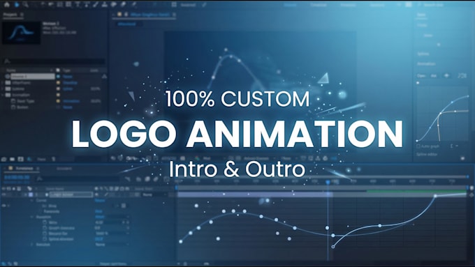 create custom logo animation intro and outro video