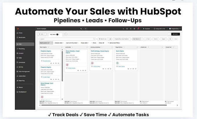 Set up and automate your hubspot crm to capture, track and close more ...