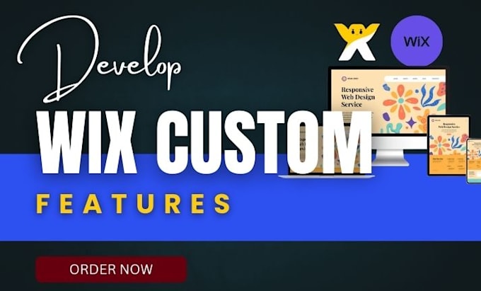 develop custom wix feature with wix velo, wix code, wix database, wix automation