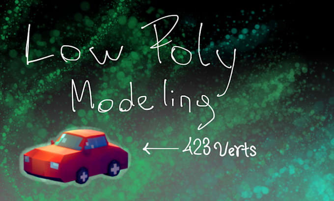 model a low poly prop or asset for your game
