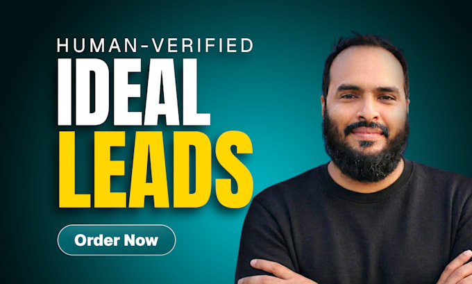build human verified ideal custom b2b email leads for outbound sales