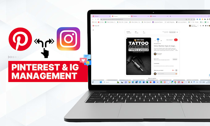 be your pinterest manager and instagram manager