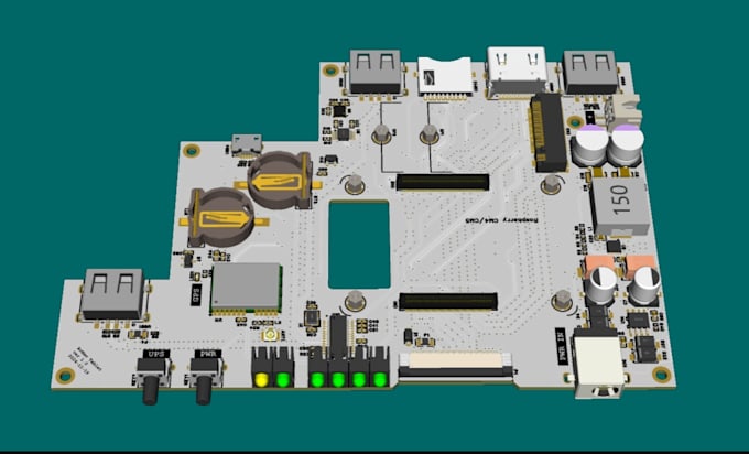 design cm4, cm5 raspberry pi carrier board and custom pcb development