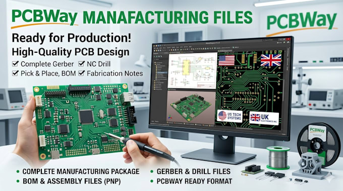 pcbway manufacturing files,gerber files,pcb fabrication file