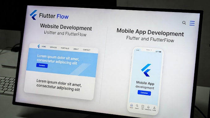 flutterflow flutter mobile app development adalo dreamflow bubble io base44 app