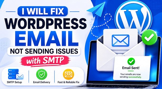fix wordpress email not sending issues with SMTP