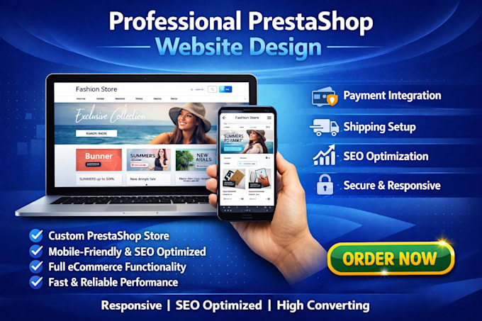 do prestashop website design, prestashop redesign
