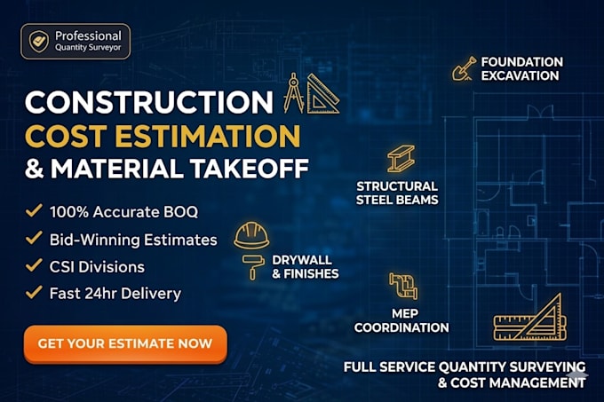 Accurate material takeoff with cost estimation in 24 hours by Bani753 ...