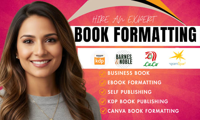 format your self help or business book for  amazon KDP book publishing