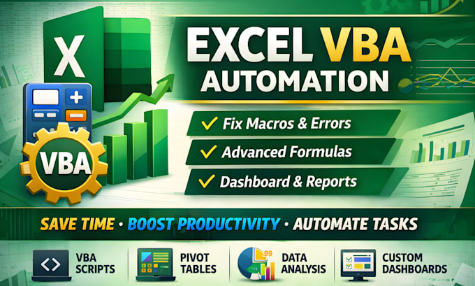 Ripara codice vba, errori macro excel e automatizza fogli di calcolo