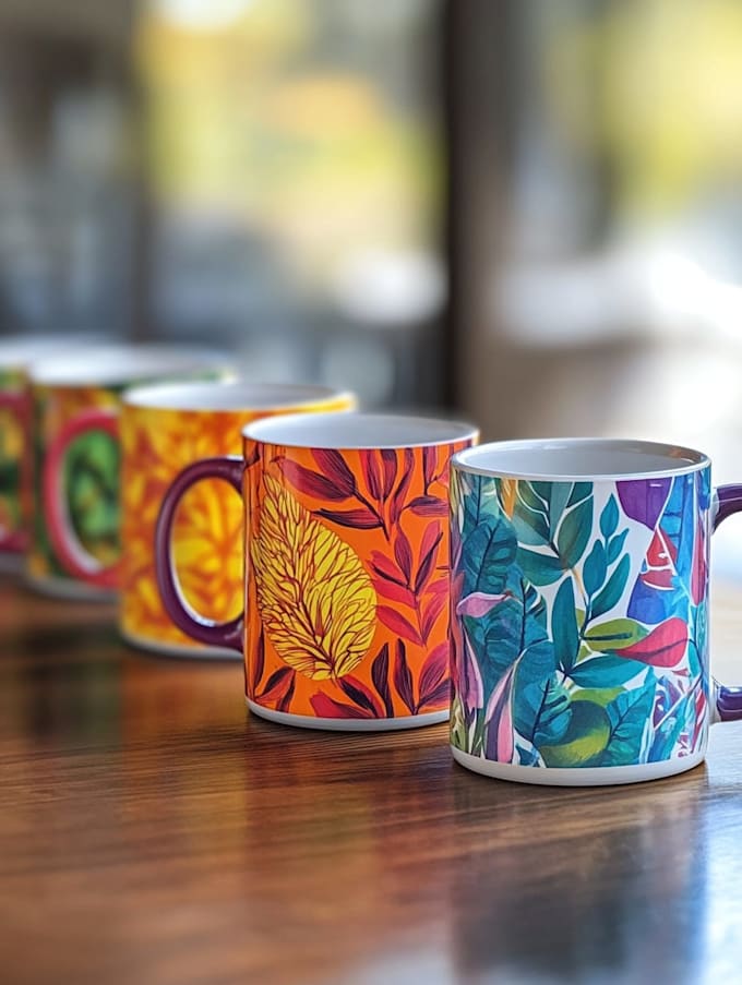 do an custom mug design or coffee mug design