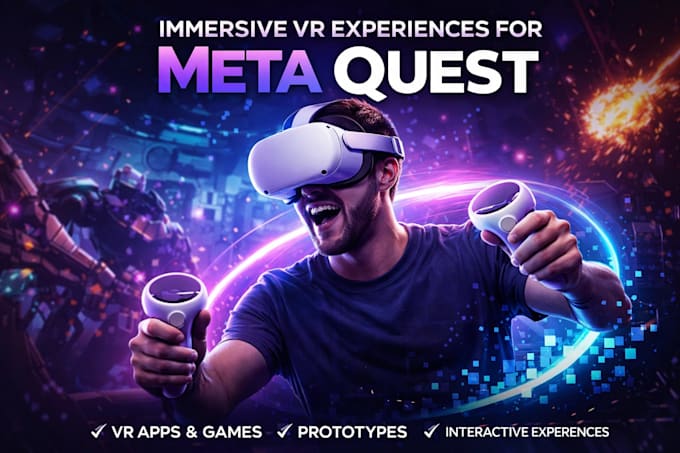 build immersive apps, experiences prototypes for oculus meta 2 3 3s