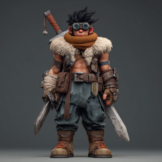 Create game character art in unique style for you by Enoneus | Fiverr